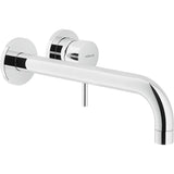 Nobili Live Wall Mounted Contemporary Kitchen Tap in Polished Chrome-The Tap Collection