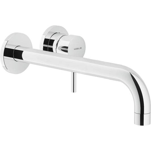 Nobili Live Wall Mounted Contemporary Kitchen Tap in Polished Chrome-The Tap Collection