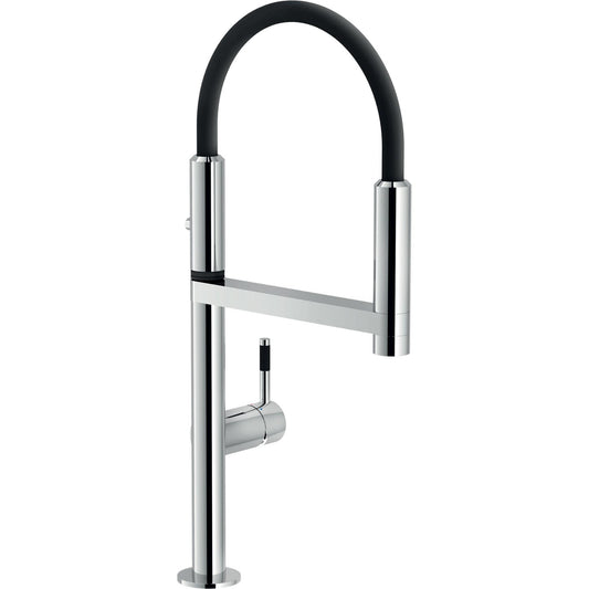 Nobili Move Semi-Pro Pull Out Kitchen Tap in Chrome-The Tap Collection