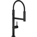 Nobili Move Semi-Pro Pull Out Kitchen Tap in Matt Black-The Tap Collection