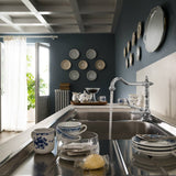 Nobili Antica P-Spout Traditional Style Kitchen Tap in Chrome Life Style