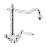 Nobili Antica P Spout Traditional Style Kitchen Tap in Chrome