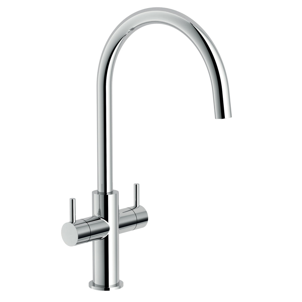 Nobili Aquerelli J Spout Kitchen Tap in Chrome