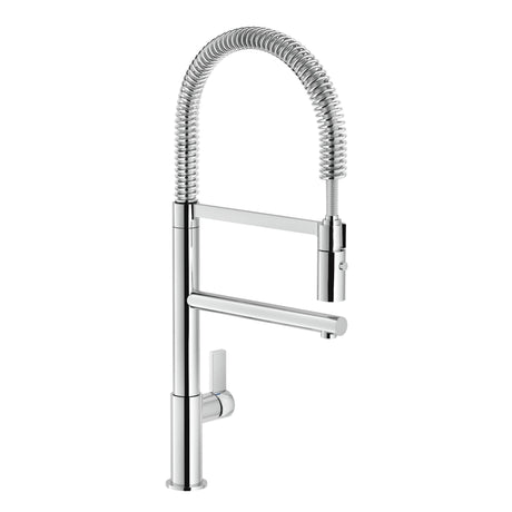 Nobili Flag Semi-Pro Pull Out Kitchen Tap in Chrome