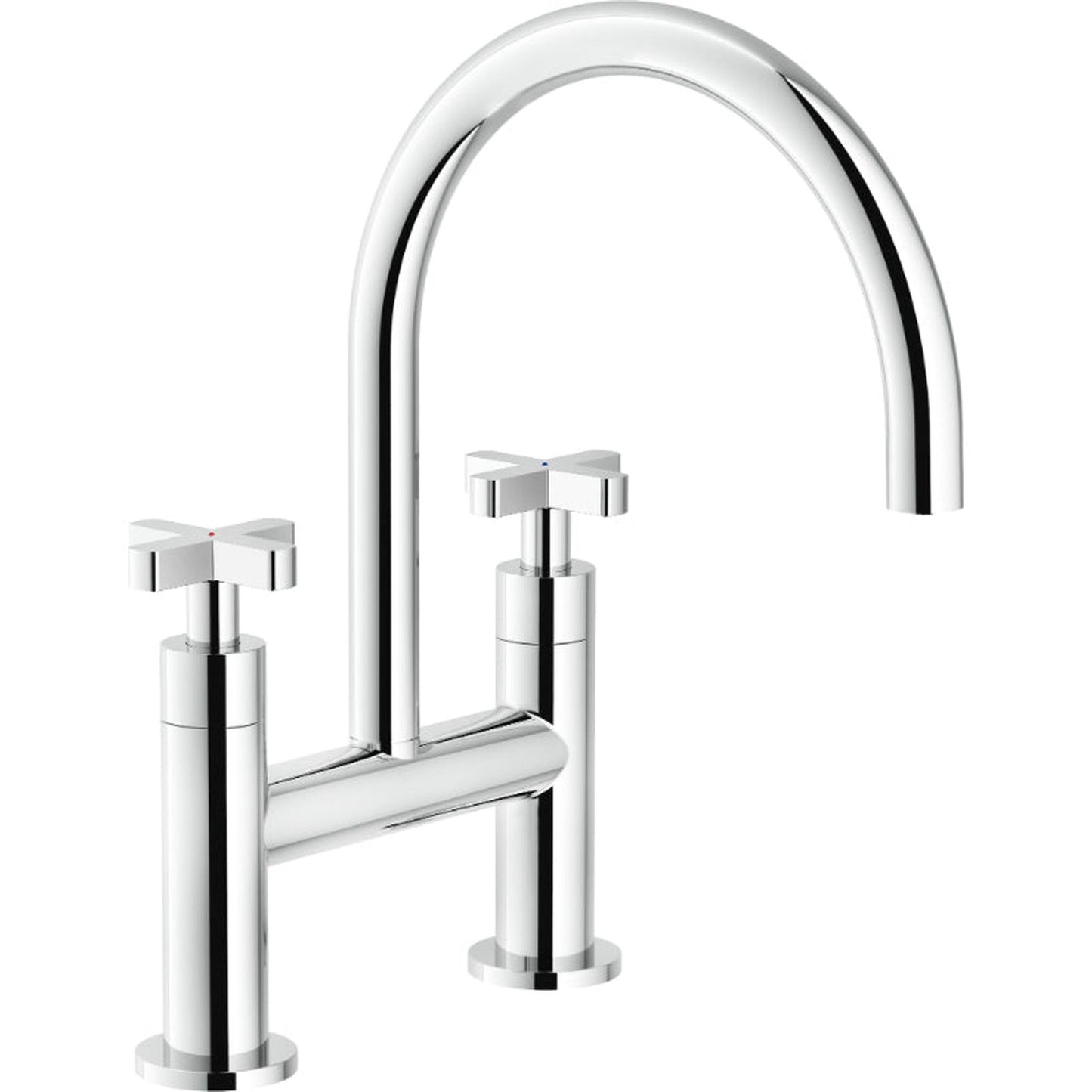 Nobili Lira Bridge Kitchen Tap in Chrome-The Tap Collection