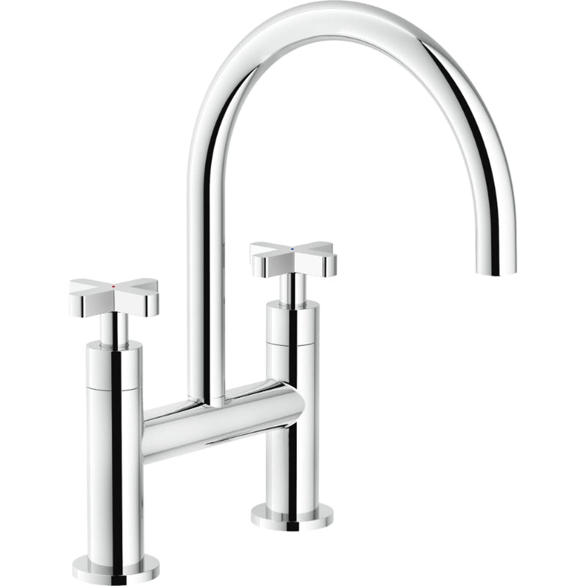 Nobili Lira Bridge Kitchen Tap in Chrome-The Tap Collection