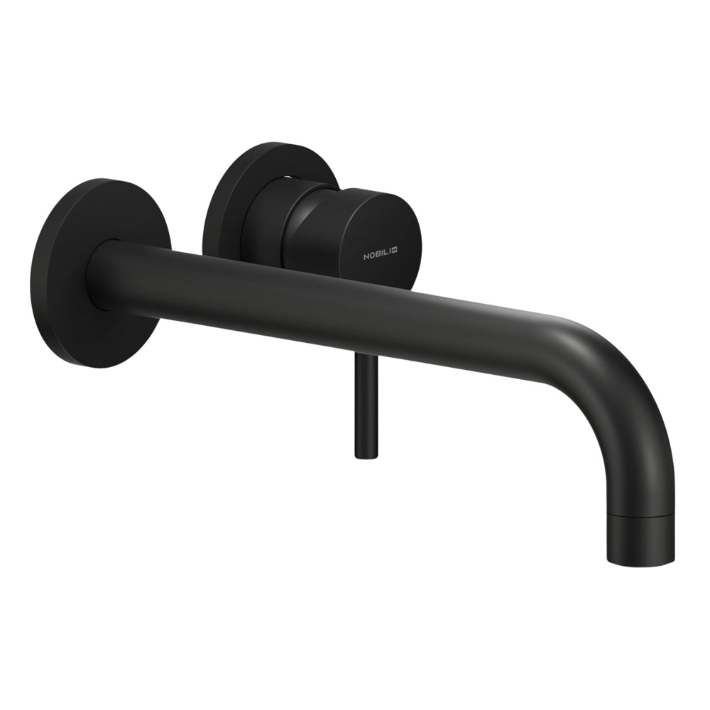 Nobili Live Wall Mounted Contemporary Kitchen Tap in Matt Black