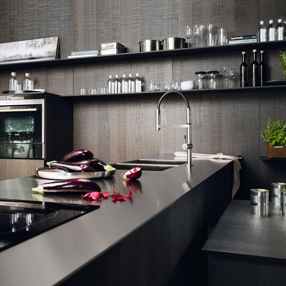 Nobili Move Semi-Pro Pull Out Kitchen Tap in Chrome Life Style