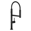 Nobili Move Semi-Pro Pull Out Kitchen Tap in Matt Black