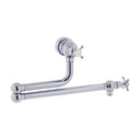 Bidbury & Co. Oakridge Twin Lever Pot Filler With Crosshead Handles