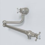 Bidbury & Co. Oakridge Twin Lever Pot Filler With Crosshead Handles