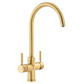 Pronteau ProPure Brushed Brass 4in1 Filter Tap with ProBoil in 2.1 Litres