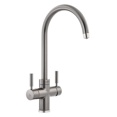 Pronteau ProStream C-Spout 2.1 litres 3-in-1 Filter Tap in Graphite and Brushed Nickel