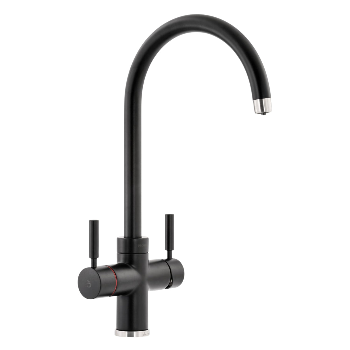 Pronteau ProStream C-Spout 2.1 litres 3-in-1 Filter Tap in Matt Black and Brushed Nickel