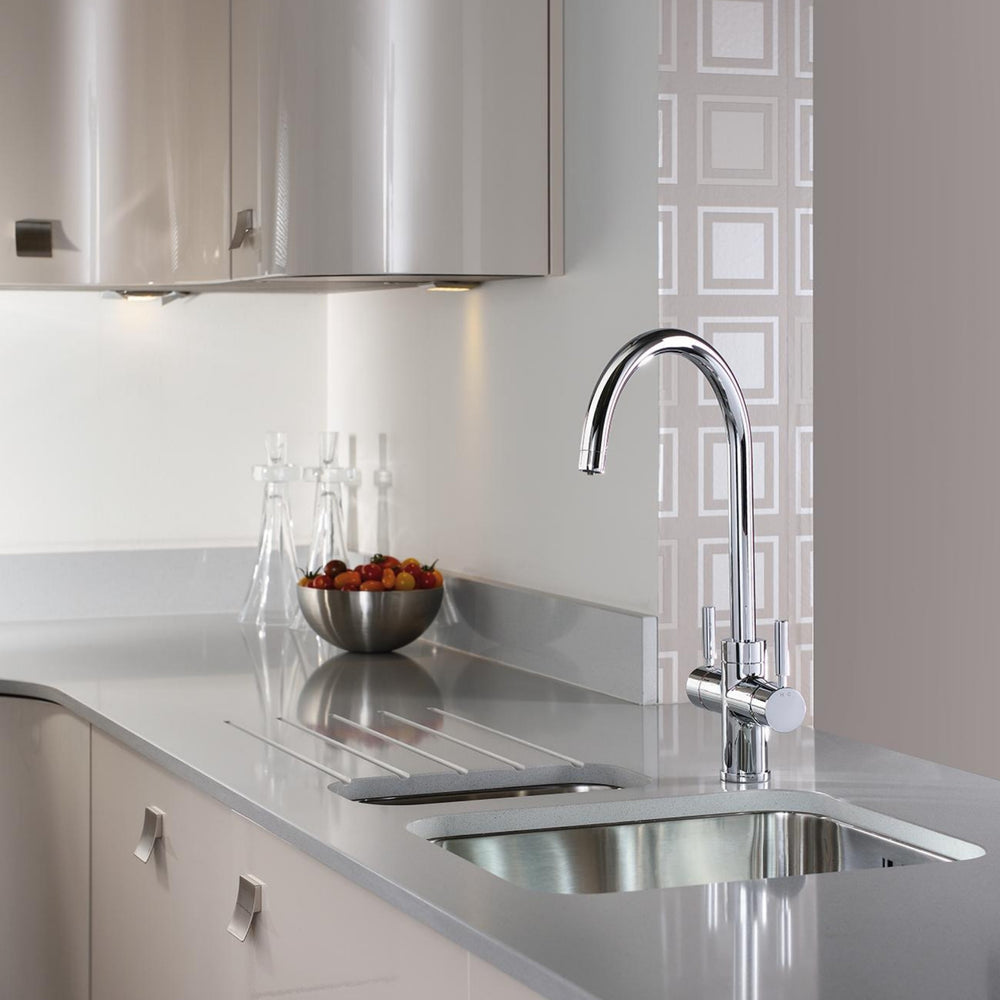 Pronteau ProStream C-Spout 2.1 litres 3-in-1 Filter Tap in Polished Chrome Life Style