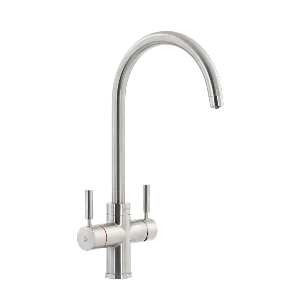 Pronteau ProStream C-spout 2.1 litres 3-in-1 Filter Tap Brushed Nickel 56993621
