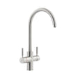 Pronteau ProStream C-spout 2.1 litres 3-in-1 Filter Tap Brushed Nickel 56993621

