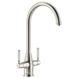 Pronteau ProTrad C-Spout Brushed Nickel 3-in-1 Filter Tap in 2.1 Litres