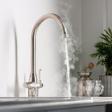 Pronteau ProTrad C-Spout Brushed Nickel 3-in-1 Filter Tap in 2.1 Litres Life Style