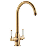 Pronteau ProTrad C-spout Antique Brass 3-in-1 Filter Tap in 2.1 Litres 57850510