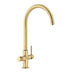 Pronteau Prothia C-Spout 2.1 Litres with Tab Single Lever in Brushed Brass