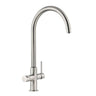 Pronteau Prothia C-Spout 2.1 Litres with Tab Single Lever in Brushed Nickel