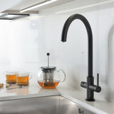 Pronteau Prothia C-Spout 2.1 Litres with Tab Single Lever in Matt Black Life Style