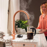 Pronteau Prothia C-Spout 2.1 Litres with Tab Single Lever in Urban Copper Life Style