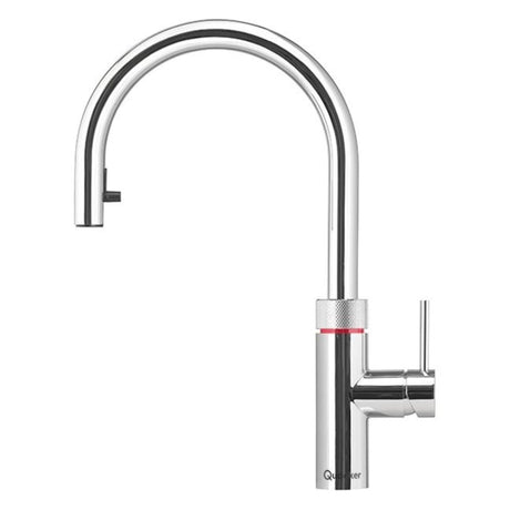 QUOOKER FLEX TAP in chrome against a white background
