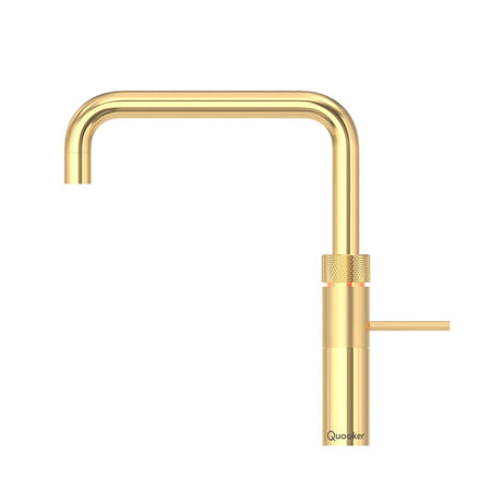 Quooker Fusion Square All in One Boiling Hot Cold Kitchen Tap in gold FNSGLD