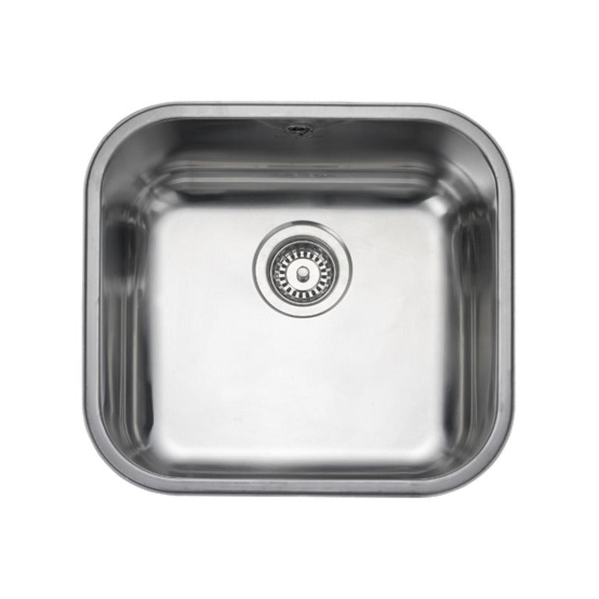 Rangemaster Alantic Classic Undermount Single Bowl with Kitchen Sink For 600mm Cabinet in Stainless Steel Brushed 56564201