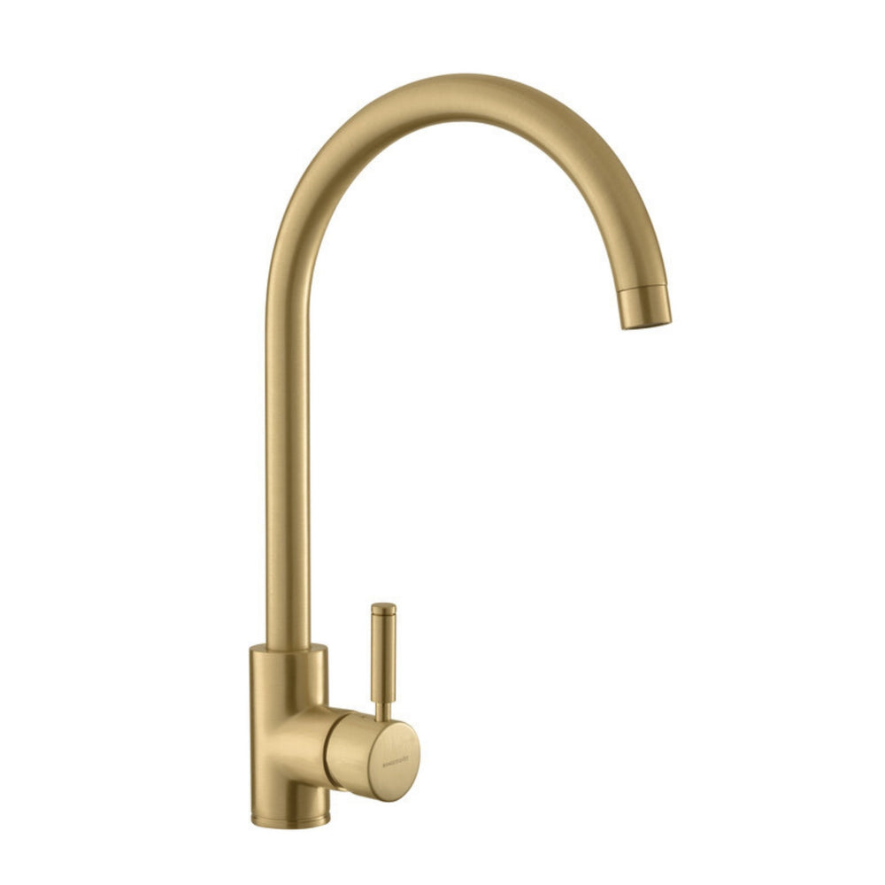 Rangemaster Aquatrend Mixer Tap With Single Lever Brushed Brass