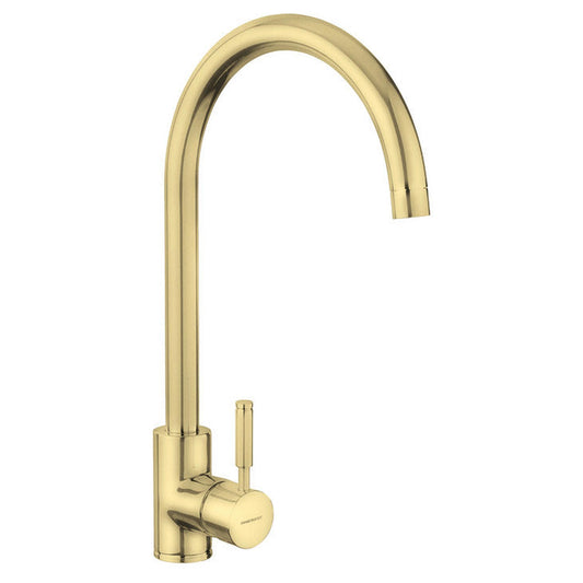 Rangemaster Aquatrend Mixer Tap With Single Lever Brushed Brass 56951510