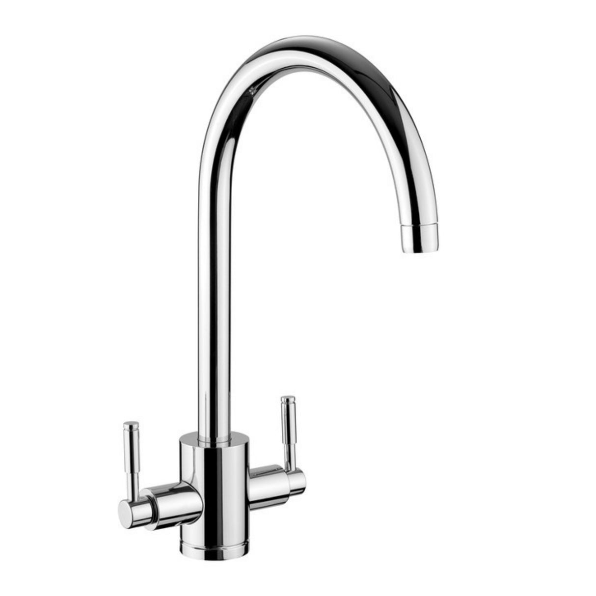 Rangemaster Aquatrend Mixer Tap with Dual Lever in Stainless Steel Chrome