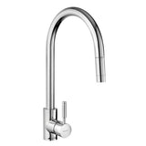 Rangemaster Aquatrend Pull Out Spray Mixer Tap with Dual Lever in Chrome