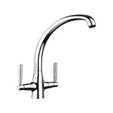 Rangemaster Aquavibe Mixer Tap With Dual Lever In Brushed 56955440