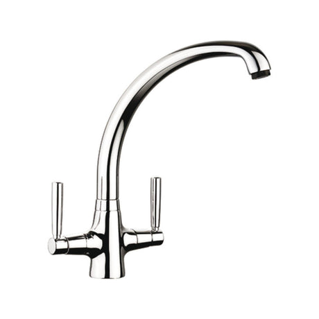 Rangemaster Aquavibe Mixer Tap With Dual Lever In Brushed 56955440