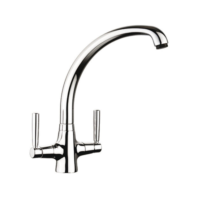 Rangemaster Aquavibe Mixer Tap With Dual Lever In Brushed 56955440