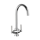 Rangemaster Cruciform Spa Filter Tap With Dual Lever in Stainless Steel Chrome 56955220