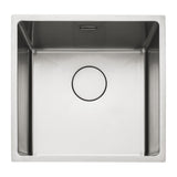 Rangemaster Cubix Undermount Inset Mount Single Bowl Kitchen Sink For 500mm Cabinet in Stainless Steel  56560511
