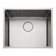 Rangemaster Cubix Undermount Inset Mount Single Bowl Kitchen Sink For 600mm Cabinet in Stainless Steel 56560521