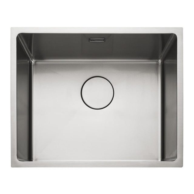 Rangemaster Cubix Undermount Inset Mount Single Bowl Kitchen Sink For 600mm Cabinet in Stainless Steel 56560521