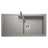 Rangemaster Elements Compact Granite Inset Mount Single Bowl Kitchen Sink