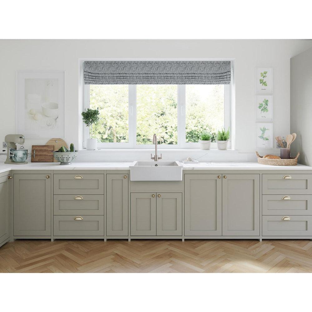 Rangemaster Hartland  Inset Mount Single Bowl with Kitchen Sink For 600mm Cabinet in Ceramic White 56561776 Lifestyle