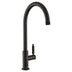 Rangemaster Hemlock C-Spout Mixer Tap With Single Lever Matt Black 56958310