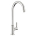 Rangemaster Hemlock C-Spout Mixer Tap With Single Lever Polished Chrome