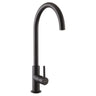 Rangemaster Igneous C-Spout Mixer Tap With Single Lever Mixer Tap Ash Black