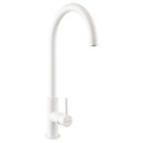 Rangemaster Igneous C-Spout Mixer Tap With Single Lever Mixer Tap Crystal White