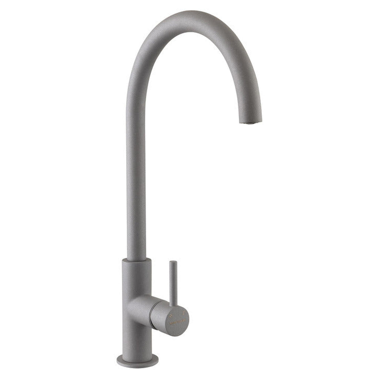 Rangemaster Igneous C-Spout Mixer Tap With Single Lever Mixer Tap Dove Grey 56958830