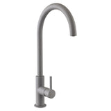 Rangemaster Igneous C-Spout Mixer Tap With Single Lever Mixer Tap Dove Grey 56958830